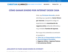 Tablet Screenshot of christiamalvarado.com